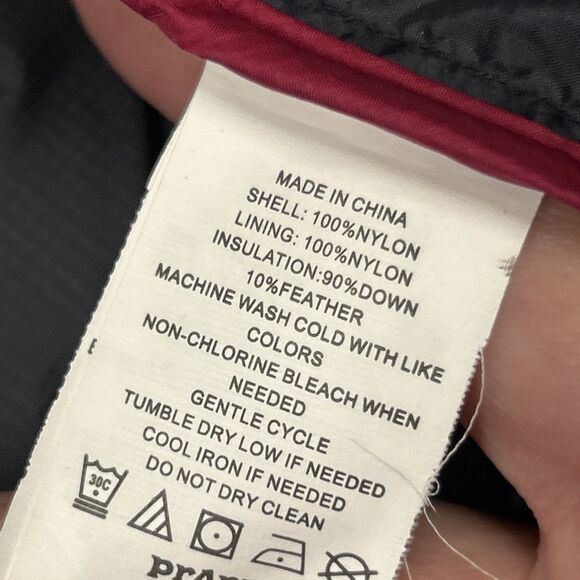 PrAna Lyra Jacket Womens Large Pink Down Packable Water Resistant Puffer Pockets - Picture 4 of 10